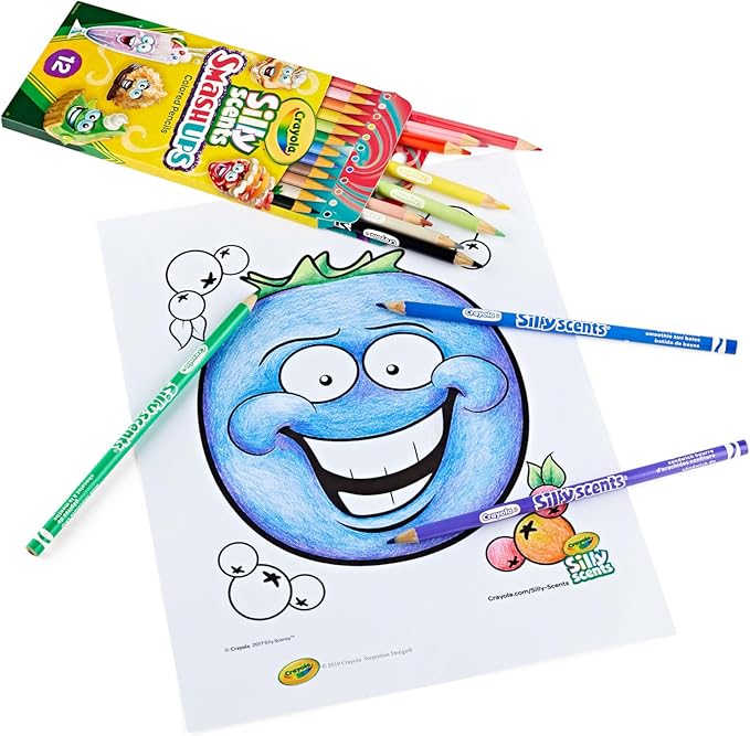 Crayola Silly Scents Colored Pencils 12 ct