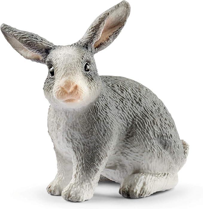 Schleich Farm World, Easter Toys for Boys and Girls Ages 3-8, 8-Piece Playset, Rabbit Hutch and Bunny Playpen Toy Set