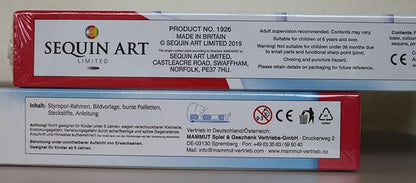 Sequin Art Red Norman The Snowman, Sparkling Arts and Crafts Kit; Creative Crafts for Adults and Kids