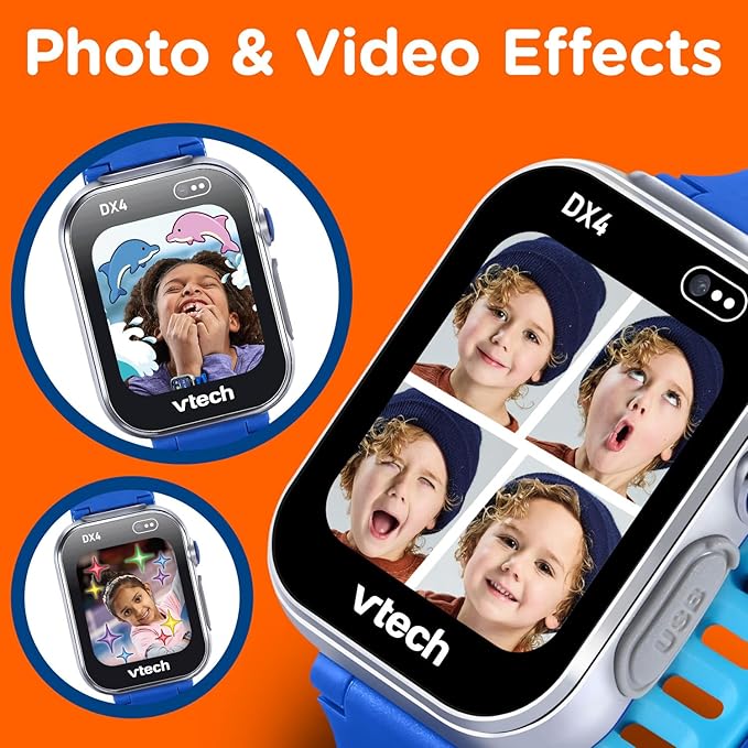 VTech KidiZoom Smartwatch DX4, Blue