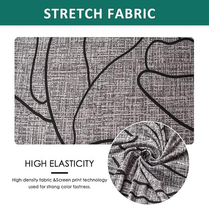 NILUOH Stretch Recliner Cover 4 Pieces Electric Power Lift Recliner Chair Cover Reclining Couch Cover Anti-Slip Fitted Furniture Protector with Side Pocket