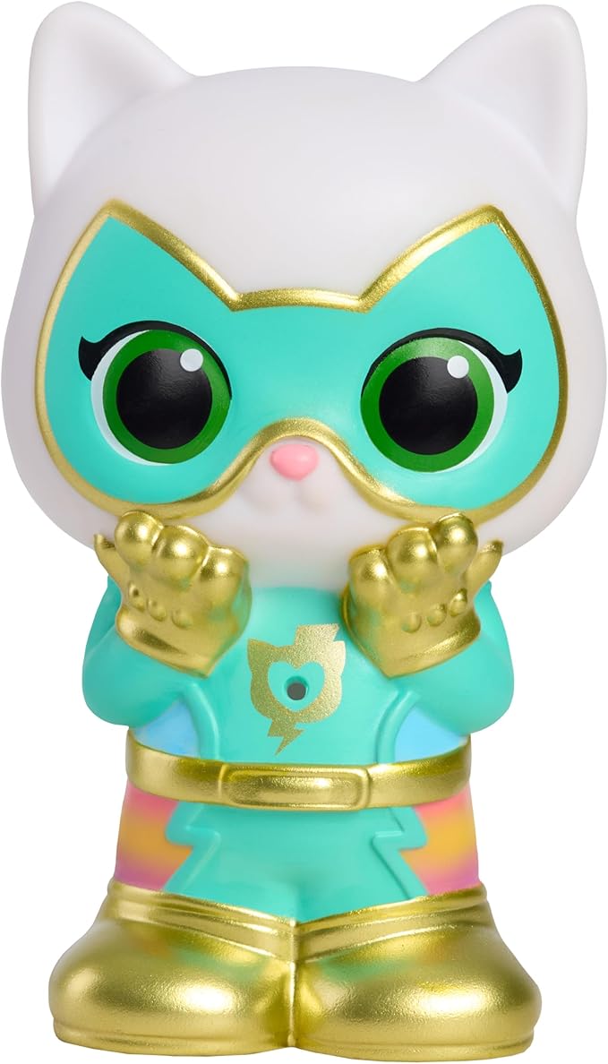 Disney Jr. SuperKitties Water Squirters 4-Pack Set, Bath Toys, Amazon Exclusive, Water Toys for Fans, Girls, Kids, Ages 3 and Up by Just Play, Kids Toys for Ages 3 Up by Just Play