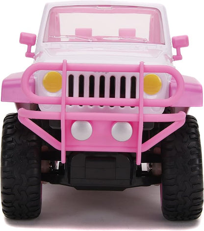 JADA Toys - Girlmazing 1:16 Scale RC Jeep, Exclusive Star Deco Small