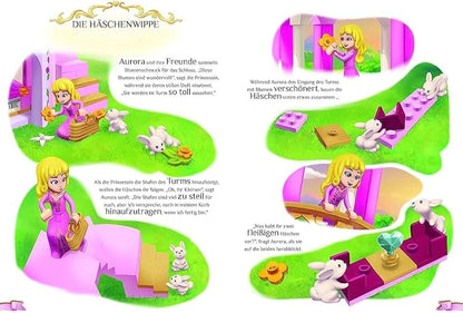 LEGO Disney Princess Anna's and Elsa's Magic Carousel, Frozen Toy, Inspired by Frozen Ice Palace with 3 Iconic Micro Doll Figures and Olaf Figure 43218