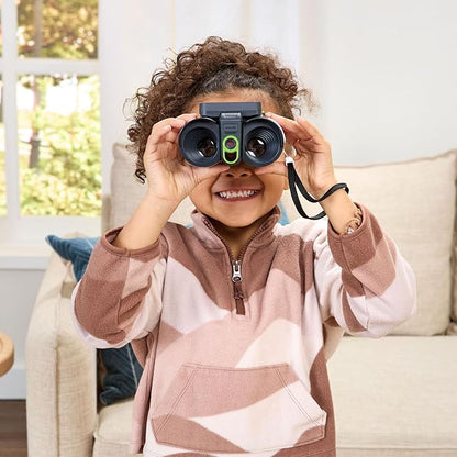 LeapFrog Magic Adventures Binoculars with Screen Capture, Night Vision for Kids Ages 4 and up, White