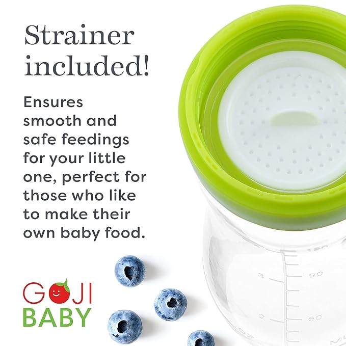 4 oz Silicone Baby Food Dispensing Spoon - 2 Pack - Great for 4+ Month Infants - Includes Stopper - Easy to Use and Mess-Free - Precise Food-Release Feeder - Great for Travel (Green)