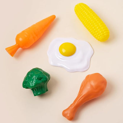 KidKraft Deluxe Cookware Set with Food, Gift for Ages 3+