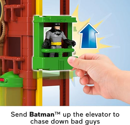Fisher-Price Imaginext DC Super Friends Batman Toy, Crime Alley Playset with Figures & Accessories for Preschool Kids Ages 3+ Years