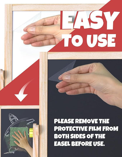 JOYOOSS ART Easel for Kids Art Easel Kids Easels for Toddlers Easel Toddler, Easley for Toddler Easel Adjustable Chalkboard for Kids Art Easel for Kids 2-4 and Toddler Art Easel for Kids Ages 4-8 8-12