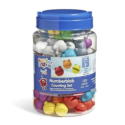hand2mind Numberblocks Numberblob Counting Set, Math Counters, Counting Toys, Educational Math Manipulatives, Numbers for Toddlers, Preschool Learning Toys, Easter Basket Stuffers for Kids
