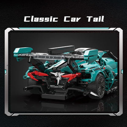 Mesiondy Sports Car Building Blocks Toys Boys or Adults Kits, Adults Challenging Racing Car Building Blocks Kit，1:14 1391 Pieces Car Model Building Set DIY Toys for Boys Age 8-14