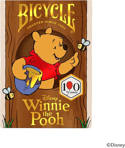 Bicycle Disney Winnie the Pooh Playing Cards – Premium Hundred Acre Wood Deck, Collectible Pooh Bear Toy Gift for Kids & Adults, Classic Disney Card Game Set