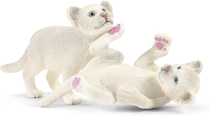 Schleich Wild Life 3pc. Lion Mother and Cubs Figurine Set - Authentic and Highly Detailed Toy Set, Durable for Education and Fun Play, Perfect for Boys and Girls, Ages 3+, Multicolor, 2.09 inch