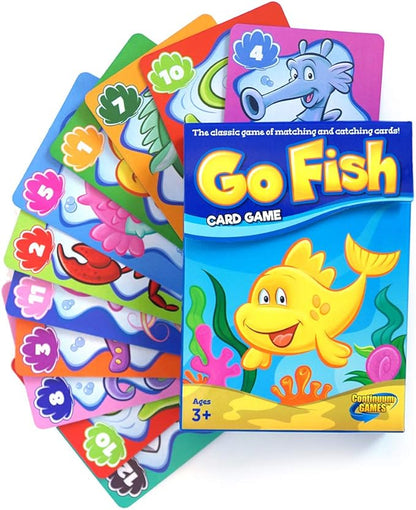 Continuum Games Go Fish Classic Card Game Fun for Children Age 3 and Up