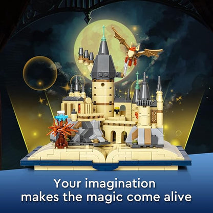 Magic Castle Book Building Set, Creative Castle Architecture Building Blocks Toy, Wizarding World Collectible Display Model for Adults, Gift for Boys Girls Kids Aged 8-14 - 749 Pieces