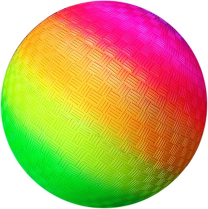 AppleRound 8.5-inch Dodgeball Playground Balls, Pack of 4 Balls with 1 Pump, Official Size for Dodge Ball, Handball, Camps and Schools