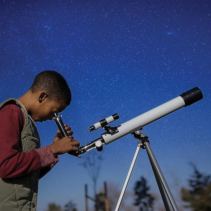 Educational Insights GeoSafari Vega 600 Telescope, Telescope for Kids & Adults Beginners, Supports STEM Learning, Great to Explore Space, Moon, & Stars