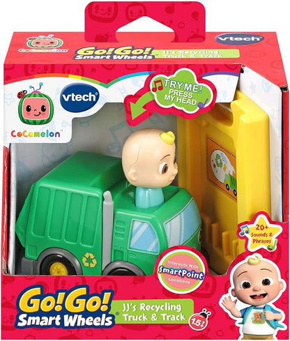 VTech CoCoMelon Go! Go! Smart Wheels JJ’s Recycling Truck and Track