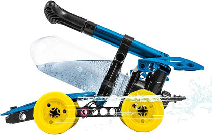 Thames & Kosmos Water Power STEM Experiment Kit | Build Your Own Rocket-Propelled Cars, Boats, and More! | Explore Physics of Air & Water, Pneumatics | 6 Models | Full-Color Manual & Experiment Guide
