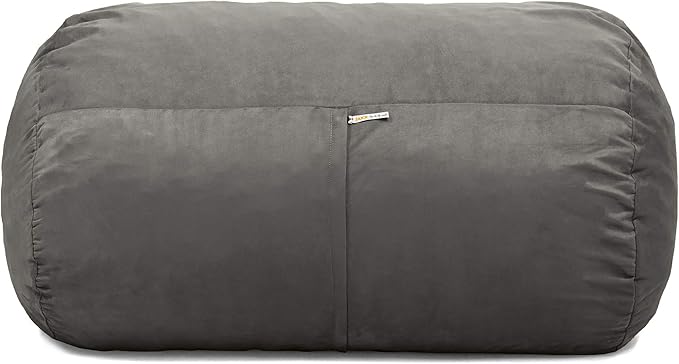 Jaxx Sofa Saxx Bean Bag Lounger, 4-Feet, Charcoal