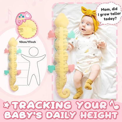 AWOTOY Baby Toys Sensory Musical Stuffed Animal Activity Soft Infant Toys 0-6-12 Month with Multi-Sensory Crinkle,Rattles&Textures,Baby Girl Toys Easter Gifts Newborn Tummy Time Easter Basket Stuffer