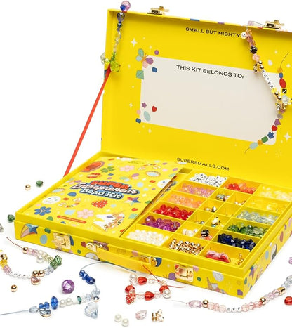 Super Smalls Super Entrepreneur Bead Kit | Jewelry Making Kit for Kids | Ages 4+