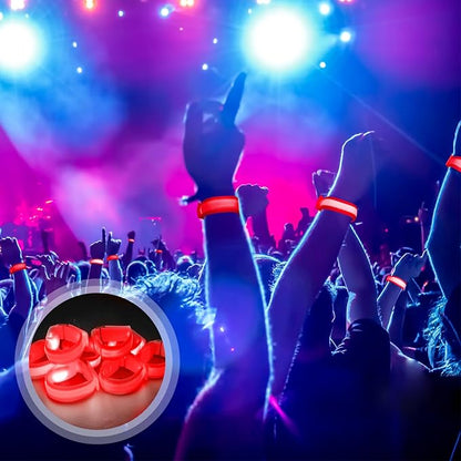 8pcs LED Light Up Bracelets Glow Flashing Wristbands Glow in The Dark Party Supplies for Wedding, Raves, Concert, Camping,Sporting Events, Party