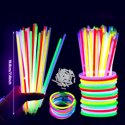 LED Light Up Toys Party Favors for Kids,Glow Sticks, Glow Glasses, Finger Lights,Glow Bracelets,Glow Braids, for Glow Party Favors/ Christmas Gifts /Birthday