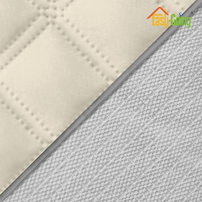 Easy-Going Sofa Slipcover Waterproof Sofa Cover Couch Cover for 4 Cushion Couch with Elastic Straps Washable Non-Slip Furniture Protector Cover for Pets, Dogs, Cat (XX-Large, Ivory)