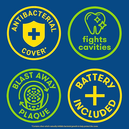 FIREFLY Clean N' Protect, L.O.L. Surprise! Toothbrush with hygienic Character Cover, Soft Bristles, Anti-Slip Grip Handle, Battery Included, Ages 3+, 1 Count (Pack of 2)