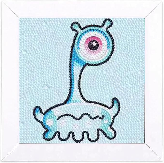 Junrife 5D Diamond Craft Kits Stickers for Kids,Gem Kids' Paint by Number Kits Mosaic Sticker - Best Gifts for Girls Over Ages 6 Easy for Kids Adult Beginners