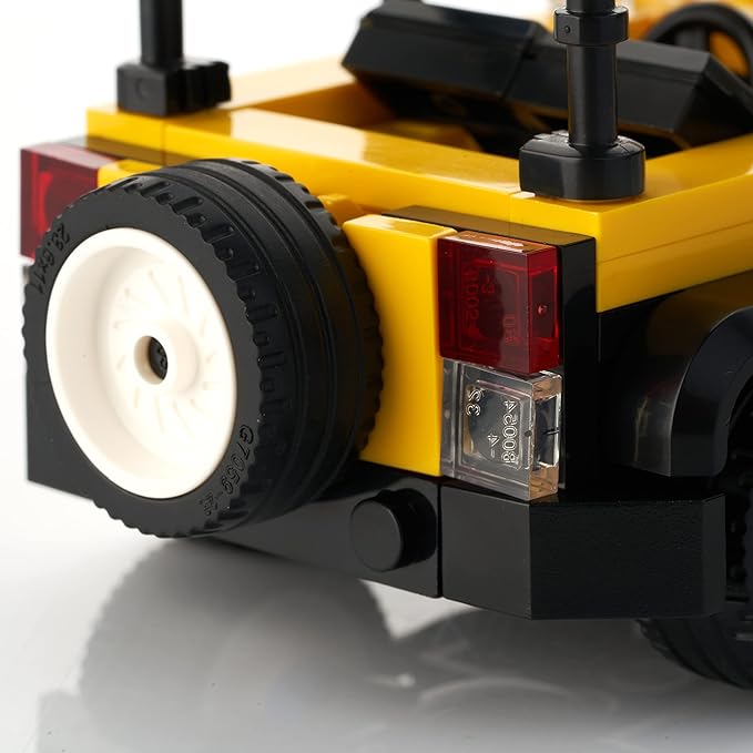 Jeep Wrangler Car Building Block Set (242 Pieces). Racing Car Building Blocks for Kids and Adults