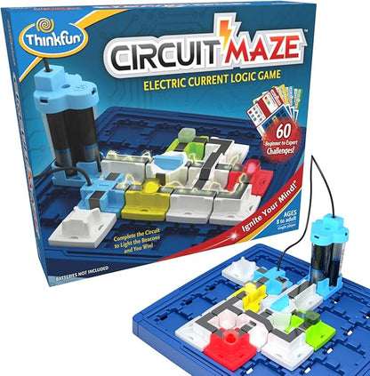 ThinkFun Circuit Maze Game - Brain-Boosting STEM Toy | Teaches Circuitry Through Engaging Gameplay | Toy of The Year Finalist | Ideal for Boys and Girls Age 8 and Up