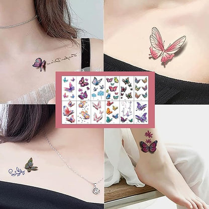 120 PCS Spa Party Favors for Girls Multiple Spa Party Supplies with Nail File Toe Separators Pink Tote Bags Colorful Hair Braids Clips Eye Mask Nail Stickers Butterfly Tattoo Stickers