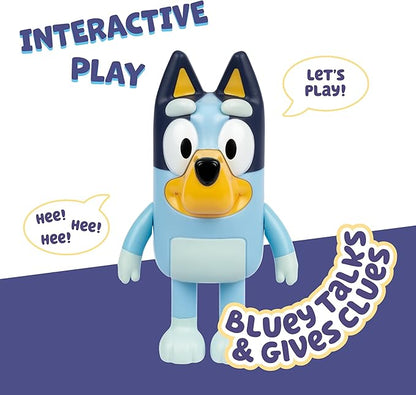 Bluey Game Hide and Seek Electronic Figure, Articulated, Musical Kids Figurines with Dance Mode, Interactive Toys for Kids, Toddler Figurine Toys for Ages 3+