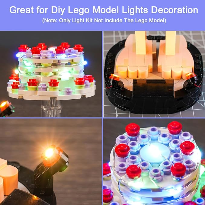 Upgraded Led Light Kit Compatible with Lego Dobby The House-Elf Building Set, Compatible with Lego 76421 Model, Gift Idea for Adult Builders and Fans (Model Not Included)