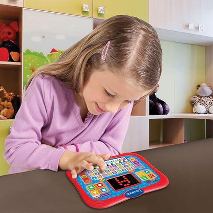 LEXiBOOK, Bilingual Talking Tablet Paw Patrol with Touch Keys, Red Blue, JCPAD007PAi2