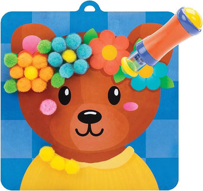 Educational Insights Pom Pom Kit - Arts and Crafts for Kids, Toddler Art Supplies, Toddler DIY Sensory Activity, Gift for Girls and Boys Ages 5+