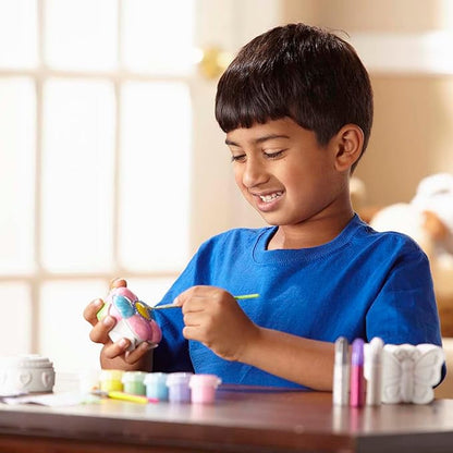 Melissa & Doug Created by Me! Favorite Things Craft Kits Set: Decorate-Your-Own Flower and Heart Treasure Boxes and Butterfly Bank