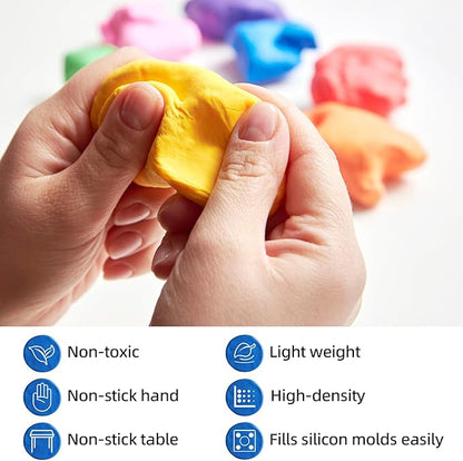Moldable Cosplay Foam Clay Skin Colors (300g) – High Density and Quality for Intricate Designs | Air Dries to Perfection for Cutting with a Knife or Rotary Tool, Sanding or Shaping