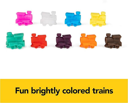 Spin Master Games, Mexican Train Dominoes Set in Aluminum Carry Case, Includes Colorful Trains for Fun-Filled Family Game Night, for Kids & Family, 2-8 Players, for Ages 8 & Up