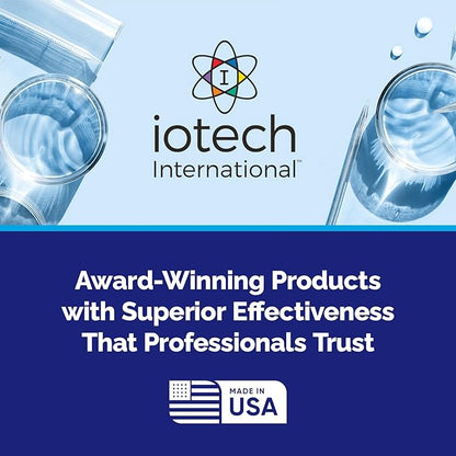 ioRinse Ready-to-Use (RTU) Mouthwash for Fresher Breath, Halitosis Relief, Alcohol-Free, Fluoride-Free and a Professional Clean, Original ioRinse RTU Mouth Wash, Zero Alcohol - Green Apple Flavor, 1L