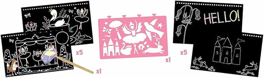 Floss & Rock Enchanted Scratch and Play for Ages 3 and Up, 10.43-inch Length, Creative Play