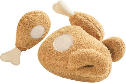 HABA Roast Chicken Soft Play Food, Pretend Play Toys for Kids Kitchen, 5-Piece Food Toys Set from Quality Fabric with Detachable Sections, Ages 3+