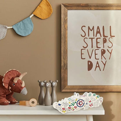 Arteza Kids 3D Coloring Puzzle Set, 1 Alligator to Craft, Model Kit with 10 Foam Pieces, 5 Nontoxic Markers, & Easy-to-Follow Instructions, Art Supplies for Kids’ Activities