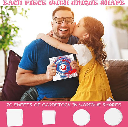 Spin Art Machine Variable Speed, Battery Operated Spinner - Paint Spinner with Splatter Guard, Washable Paint, Spin Art Kit, Art Design Card, Stem Toys, Kid Arts and Crafts, Girls Boys