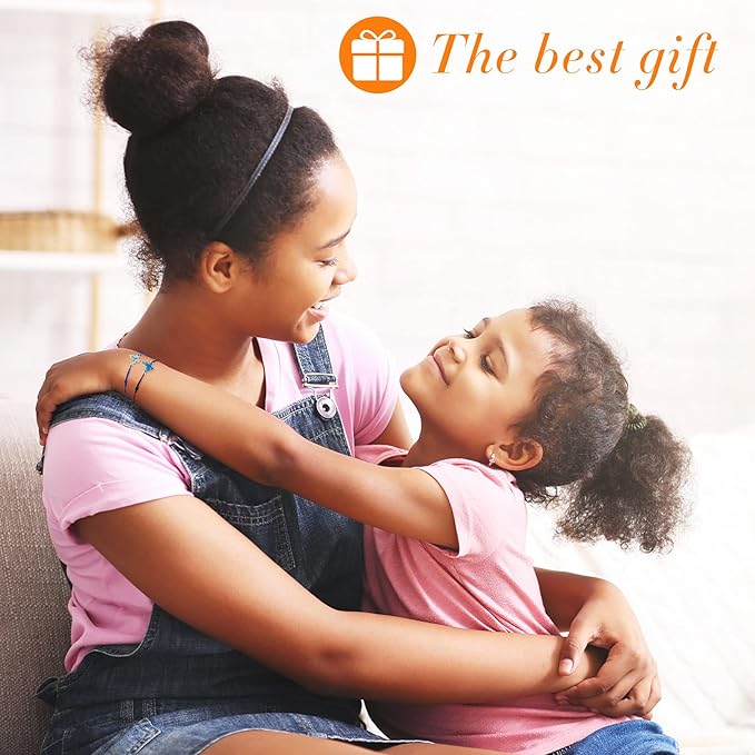 Hicarer 36 Pcs Butterfly Bracelets Party Favors Friendship Bracelets Colorful Adjustable Woven Bracelets for Women Girls Kids Butterfly Fairy Party Favors Christmas Birthday Gifts