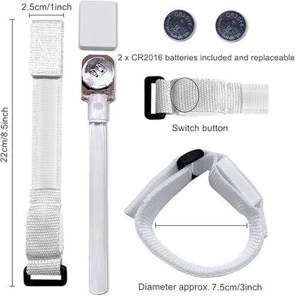 32pcs LED Light Up Bracelets Glow Flashing Wristbands Glow in The Dark Party Supplies for Wedding, Raves, Concert, Camping,Sporting Events, Party