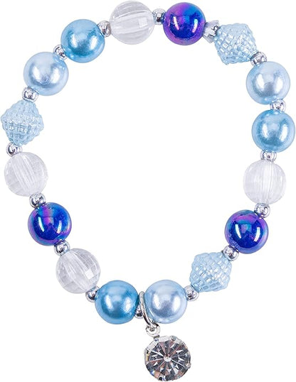 LUV HER Frozen Princess Dress Up Accessory Set - Jewelry Set - Princess Elsa Tiara Set - Giftable Box - Birthday Gifts For Girls - Holidays Gift - Girl Toys Dress Up Kit - Ages 3+