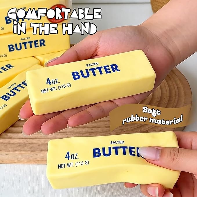 1pcs Squeeze Butter Squishy Toy, Pack Sensory Stress Relief Squishies Soft & Stretchy Fidget Toys for Anxiety Relief Party Favors (Dumpling Squishy Butter) (Small)